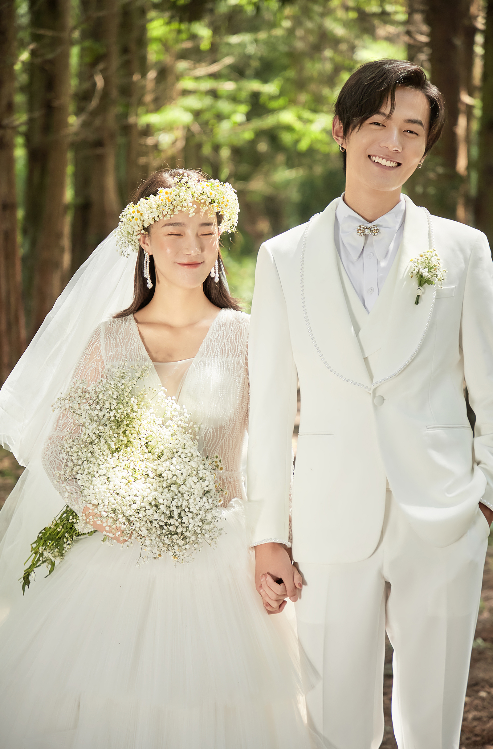 【店长推荐】清新森系 风格自选 精修40张婚纱照