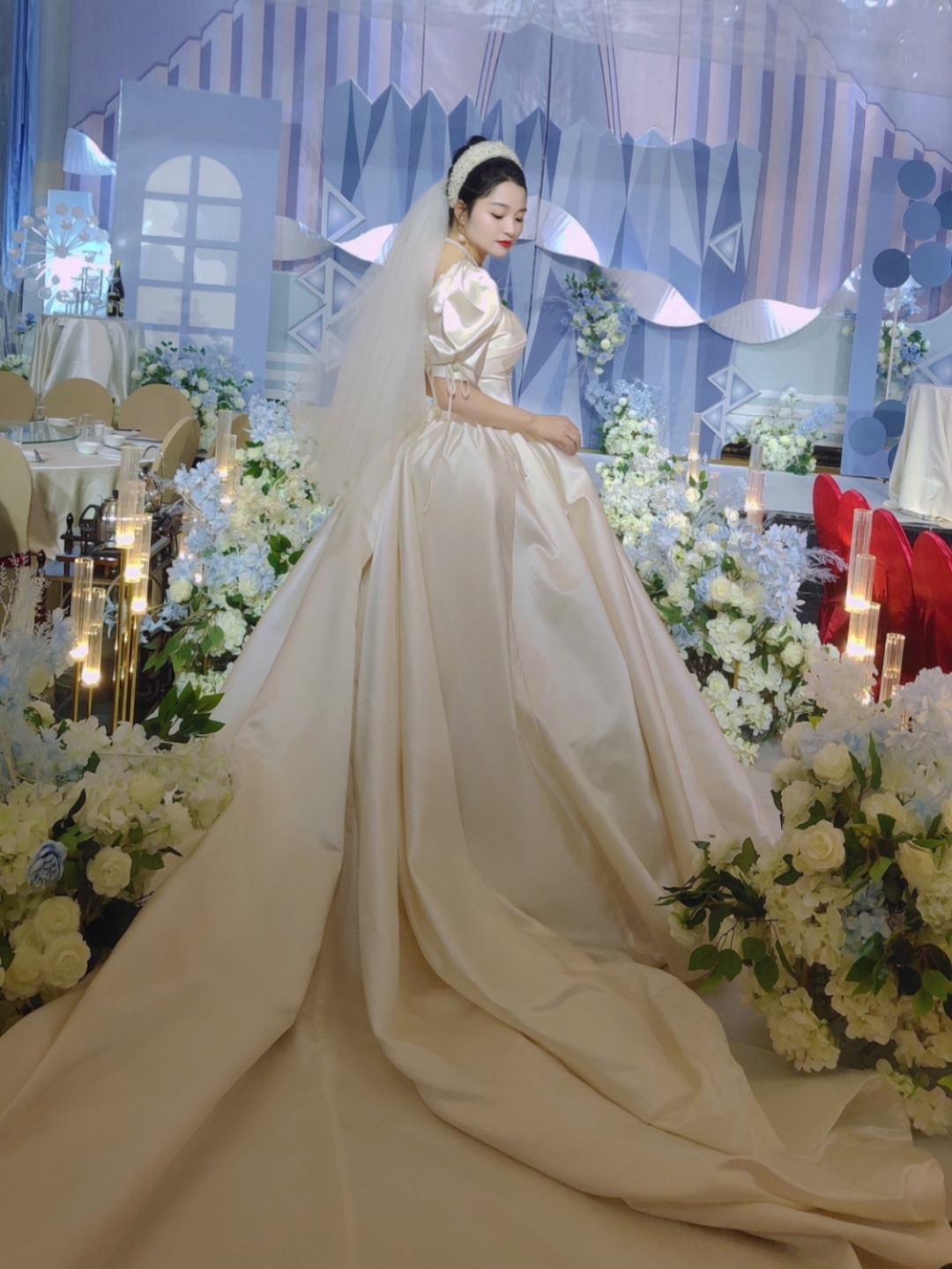 公主风婚礼跟场