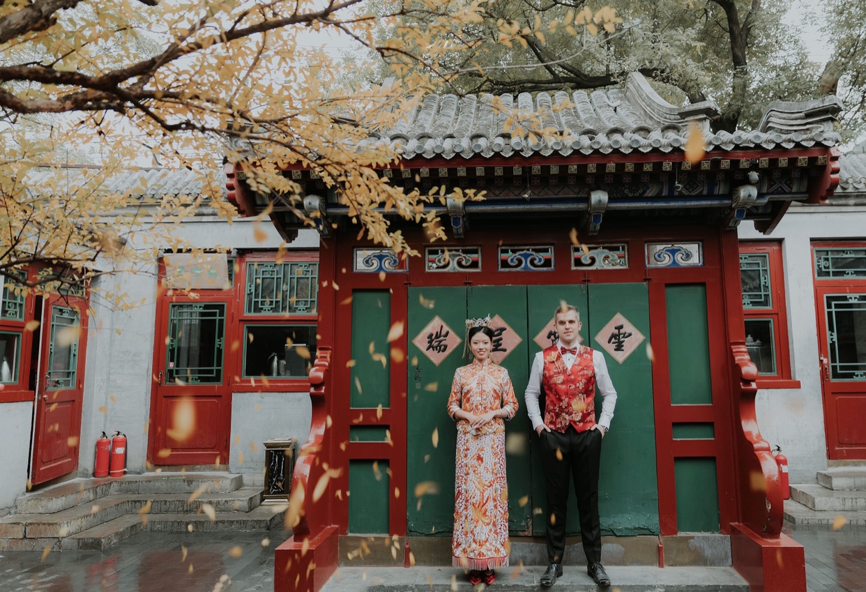 精致又不艳俗的四合院婚礼