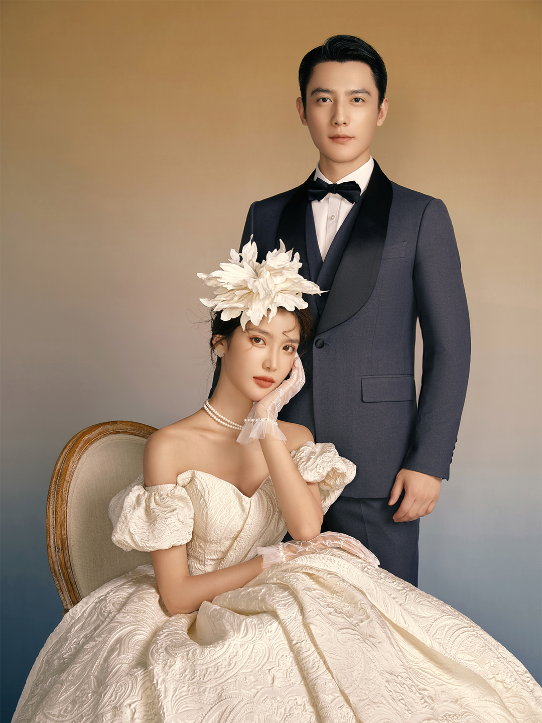 一眼就心动的法式油画婚纱照丨厦门婚纱照