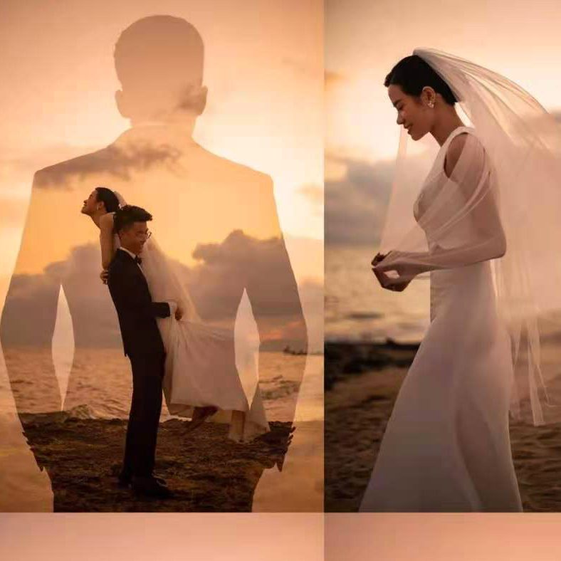 【巴黎婚纱】黄昏街拍+纪实风拍摄