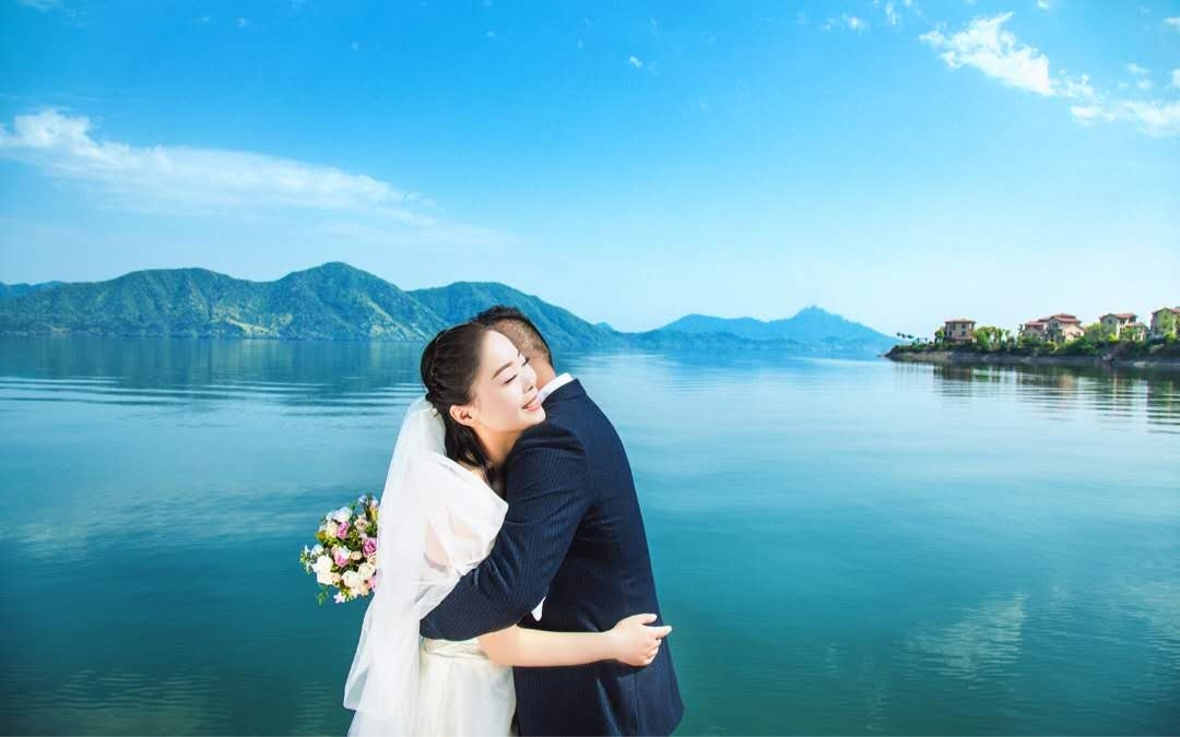 黄山山顶太平湖古村落旅拍