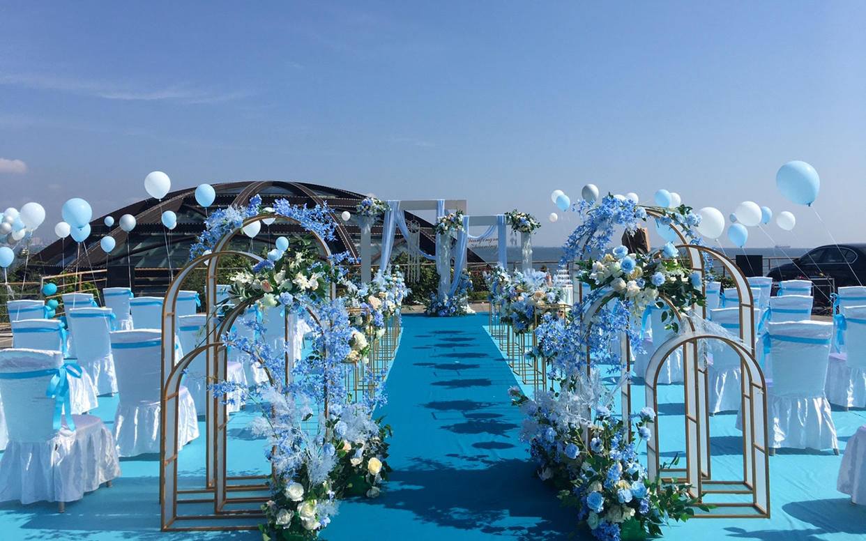 山盟海誓-超浪漫的海边沙滩婚礼