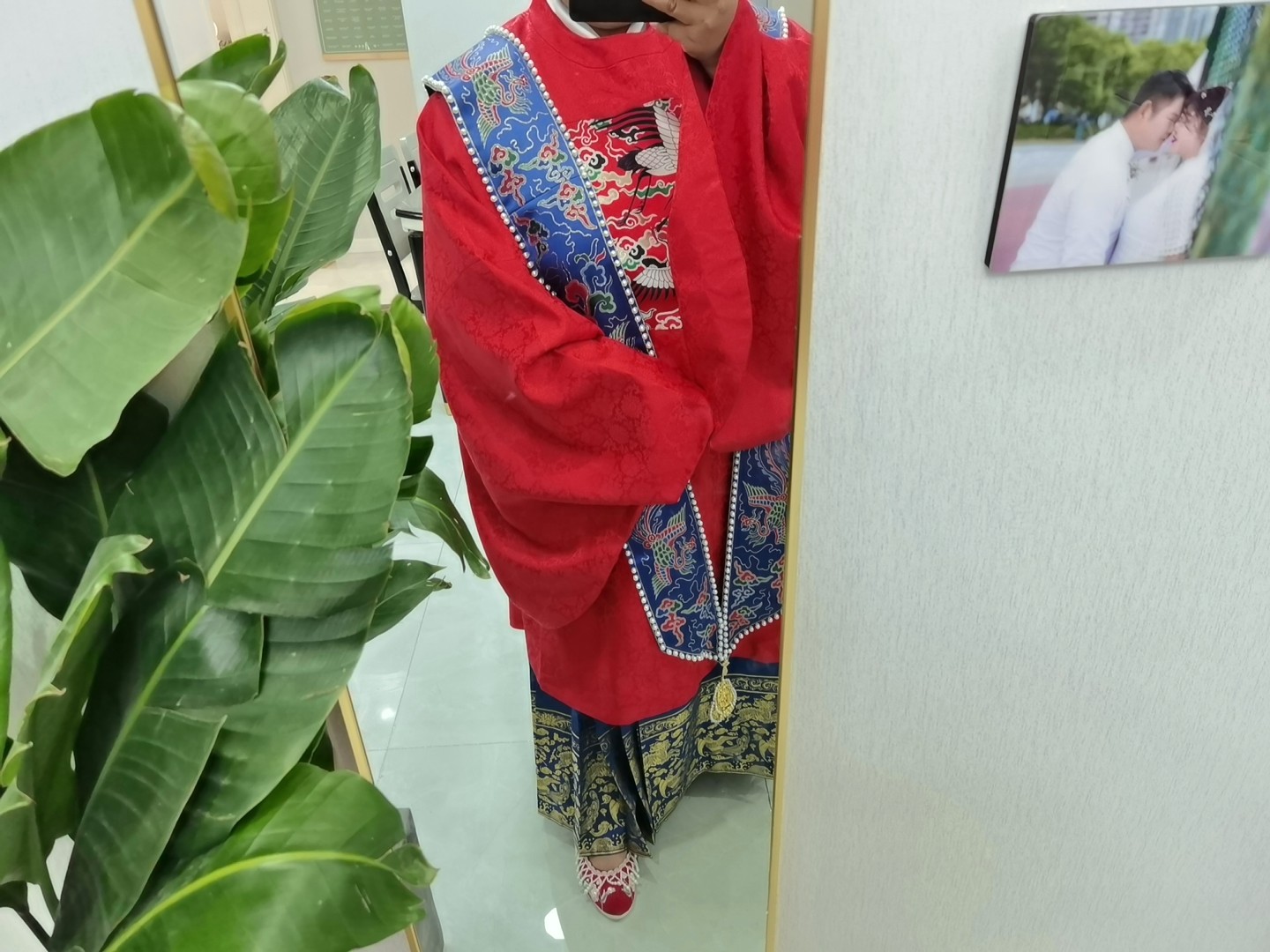 多肉超大码新娘明制汉服婚服敬酒服