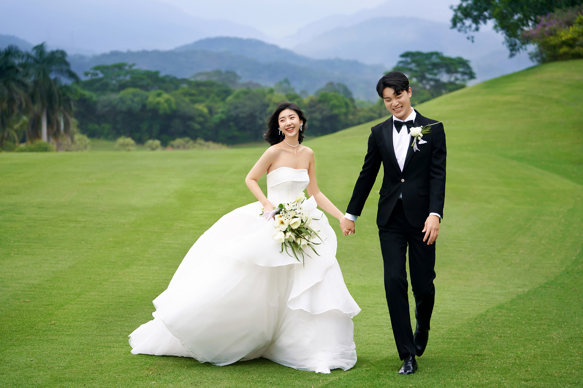 《翠島 私家莊園》草坪森系婚紗攝影