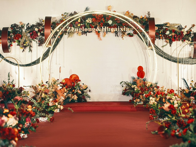 复古红色系套餐           