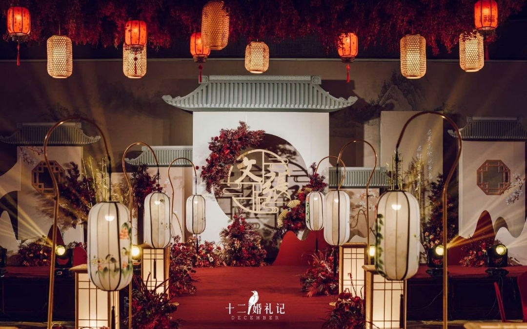 传统的大气庄重中式风格婚礼