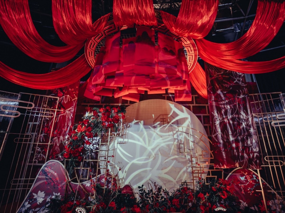 【优格-传喜堂】红金色传统大气中式婚礼