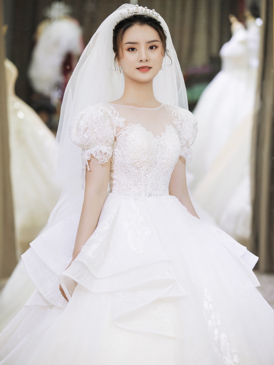 【瑞尼美妆】泡泡袖在逃公主