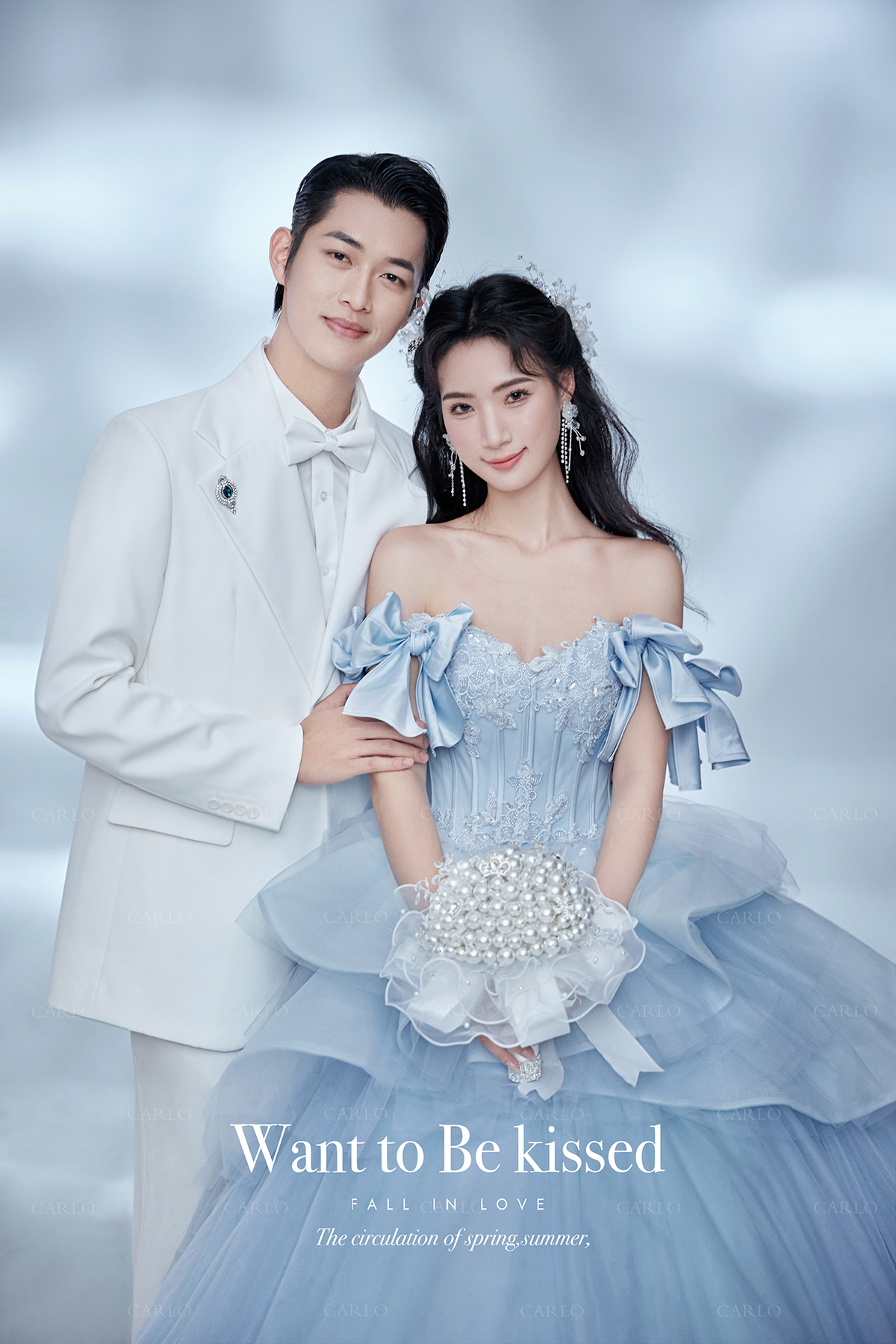 卡洛婚纱摄影【室内水波纹】