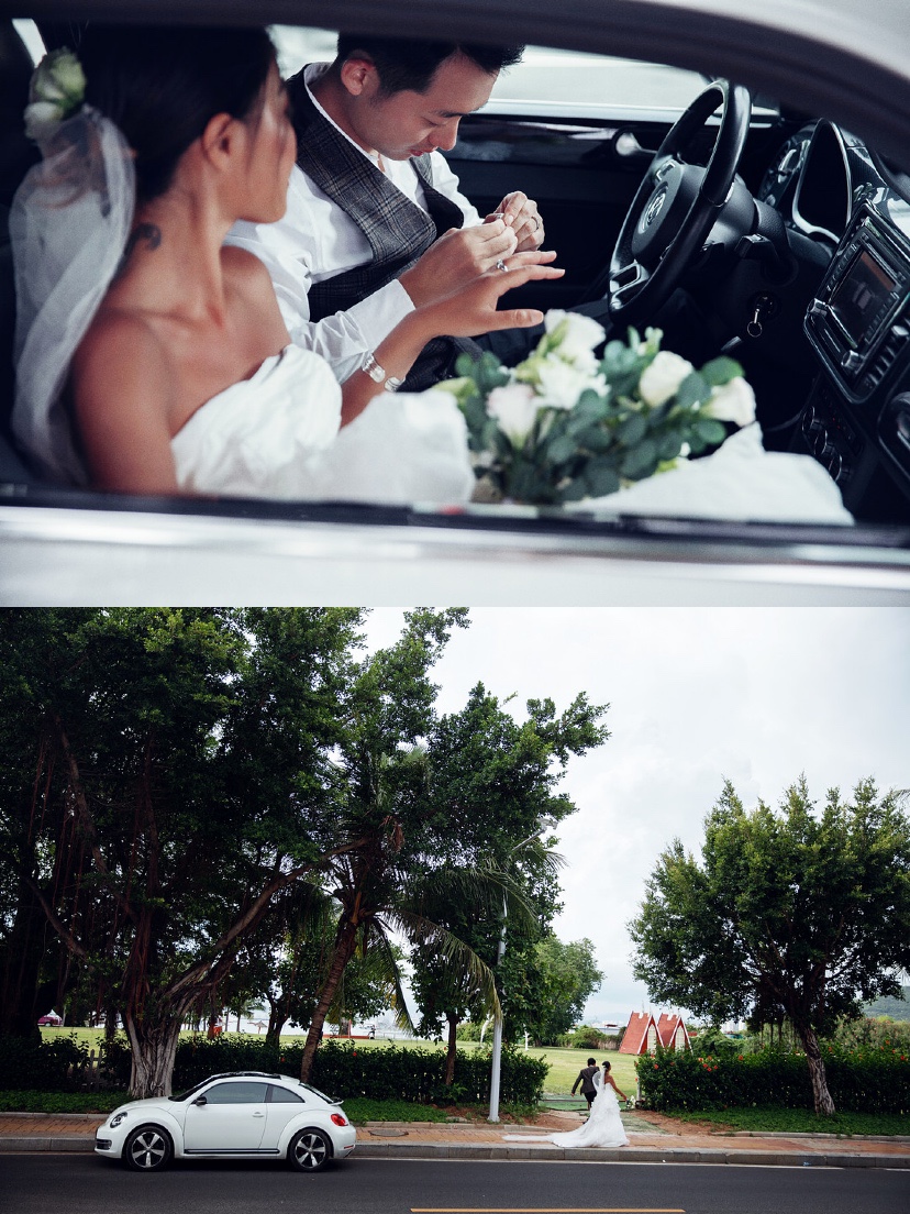 没想到长得黑的新娘拍婚纱居然这么好看