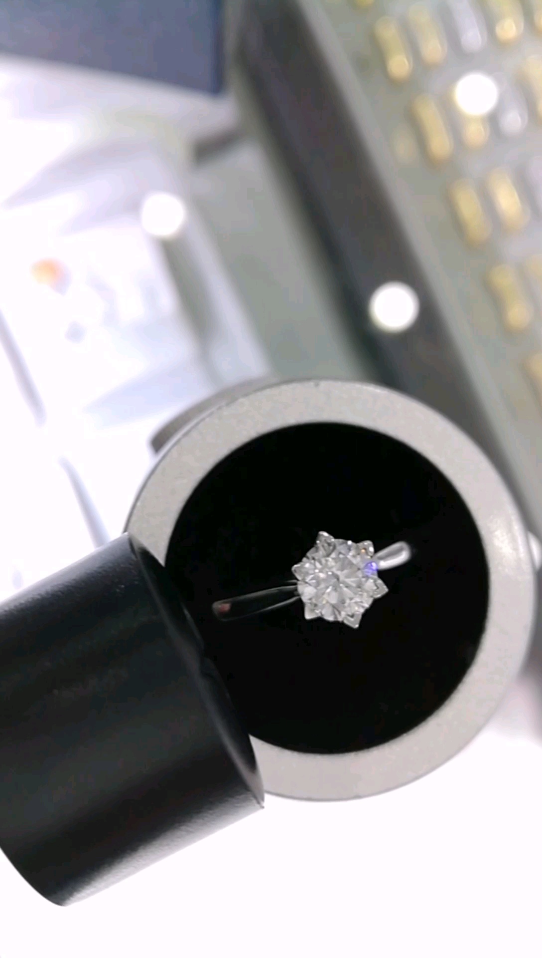 北京KSLFY品牌GIA一克拉H色精品放送