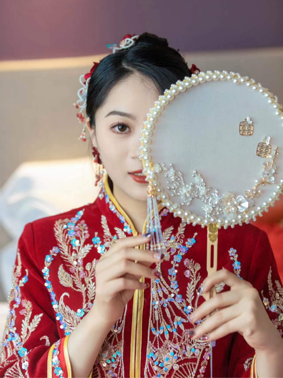 秀禾，主纱造型