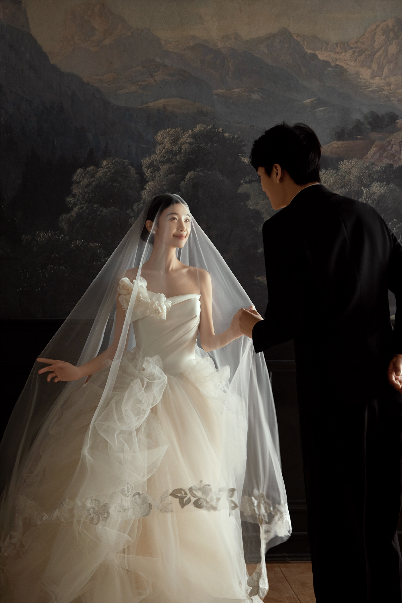 美出高级感的婚纱照