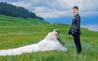 赛里木湖婚纱照客片分享