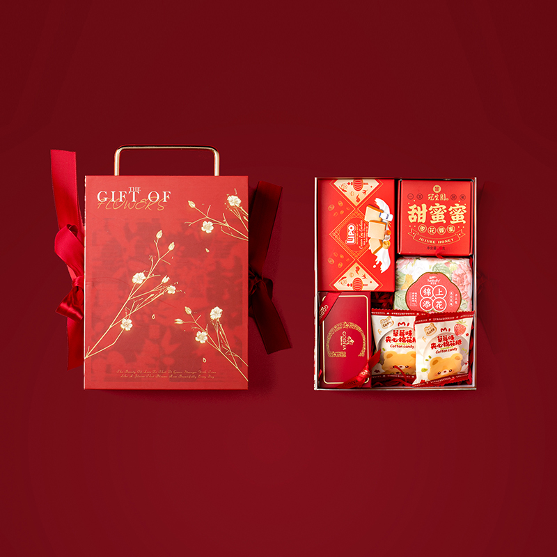 花影國風(fēng)印花絲帶伴手禮