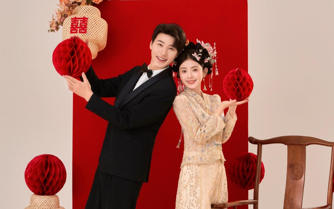 一眼就爱上的新中式婚纱照