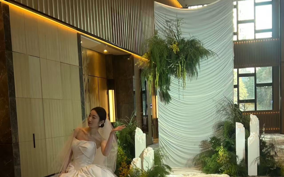 超美迎宾区布置