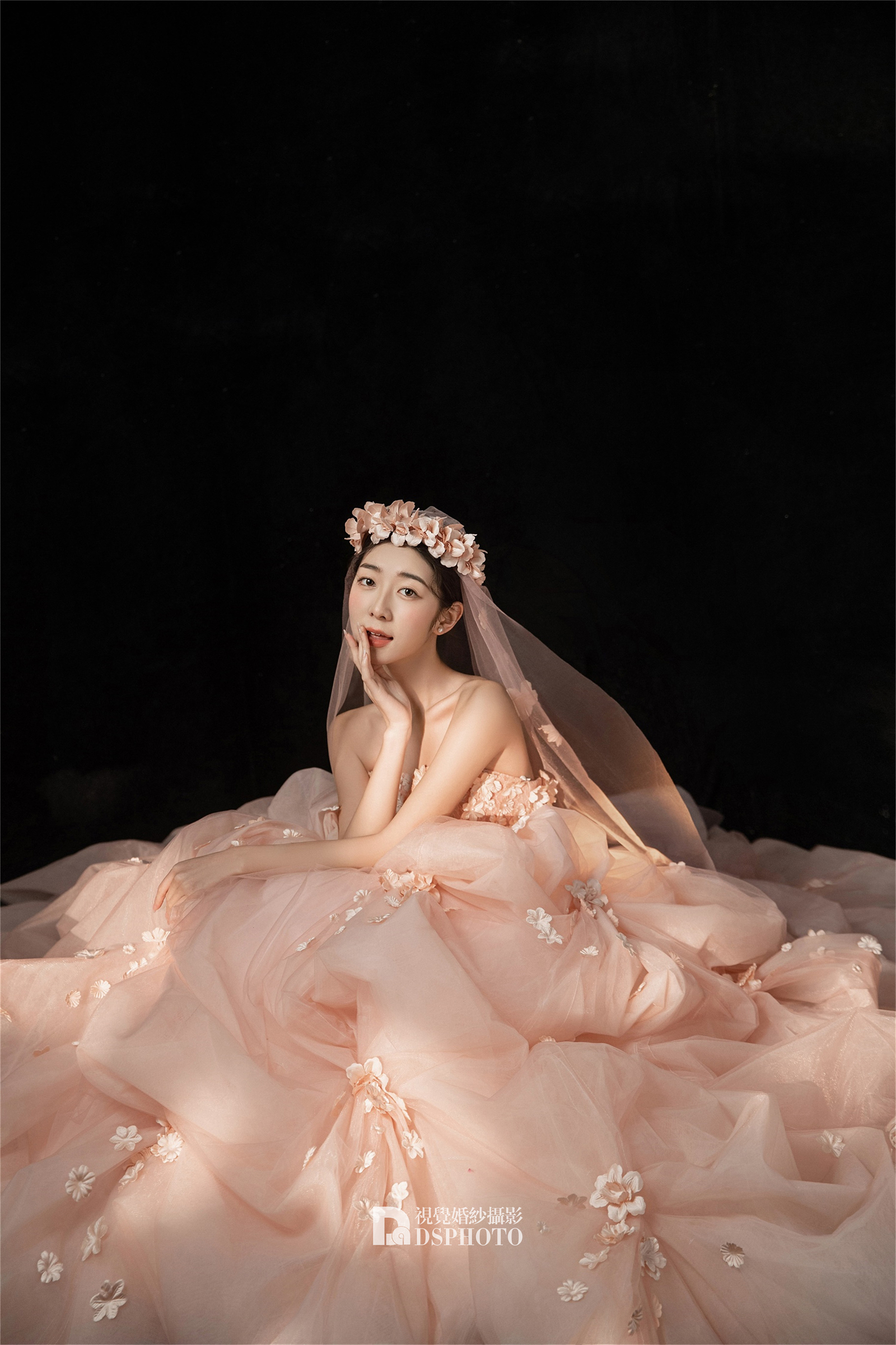 粉色花神/光影婚纱照