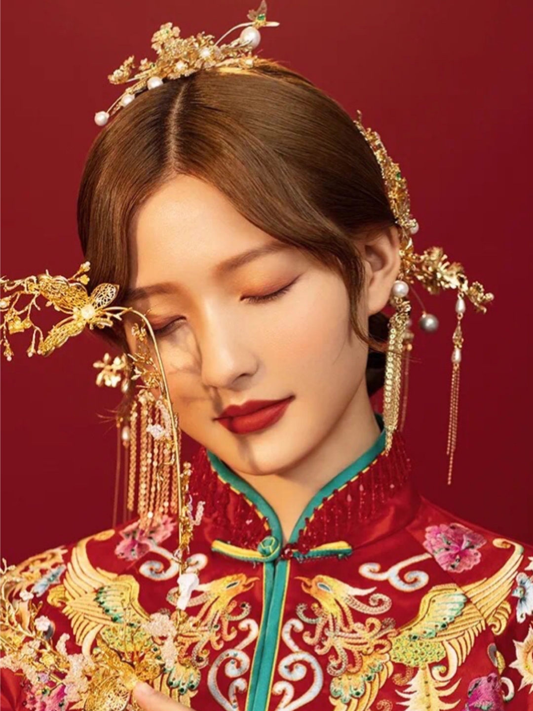 中式秀禾造型 端庄大方