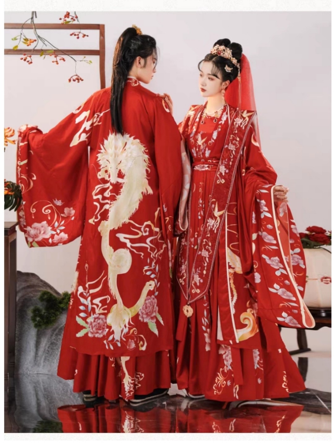 中式复古主题：花嫁汉服