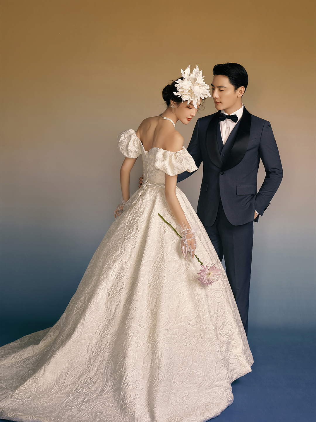 一眼就心动的法式油画婚纱照丨厦门婚纱照