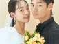  纯色背景，经典韩式婚纱照，唯美大气2