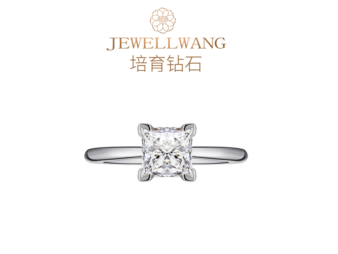 纤离 JEWELLWANG钻玺培育钻石婚戒