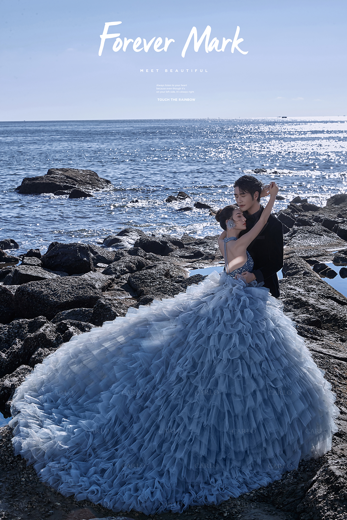 卡洛婚纱摄影【礁石海景】
