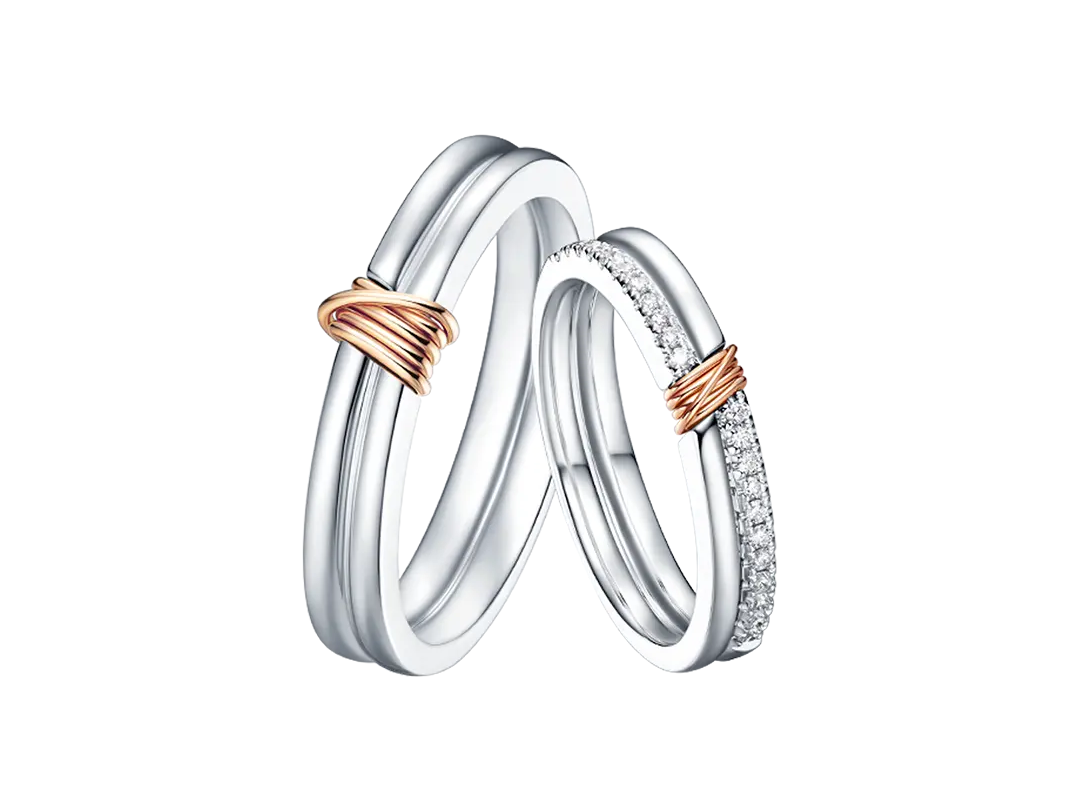 DR LOVE LINE系列简奢情侣对戒结婚戒指