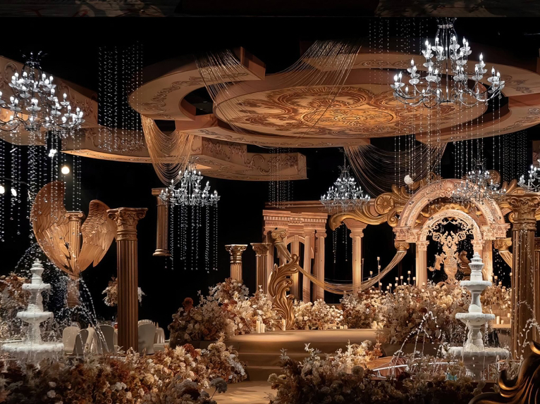 黑金色欧式婚礼