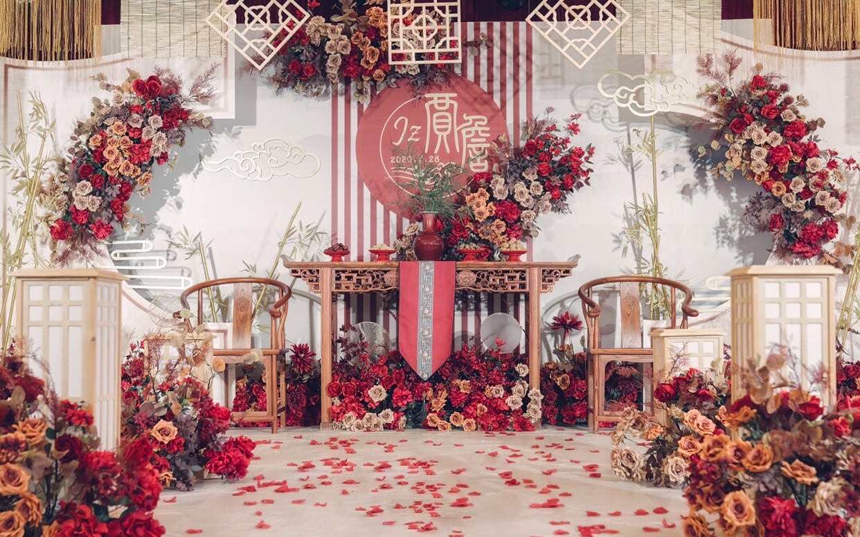 传统与现代相结合的新中式婚礼