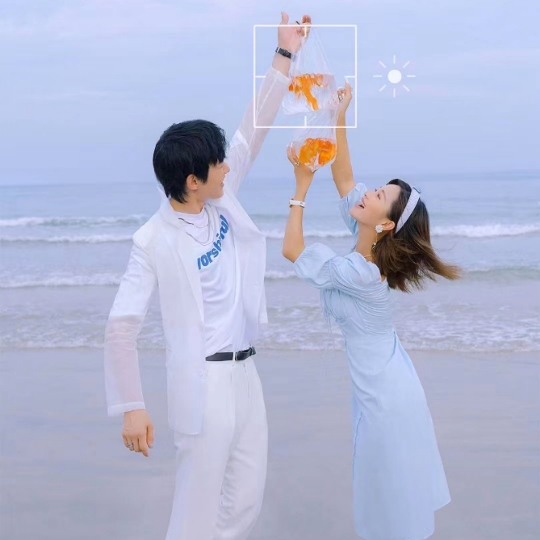 日系蓝调丨小资文艺系婚纱照