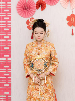 中式新娘化妆造型
