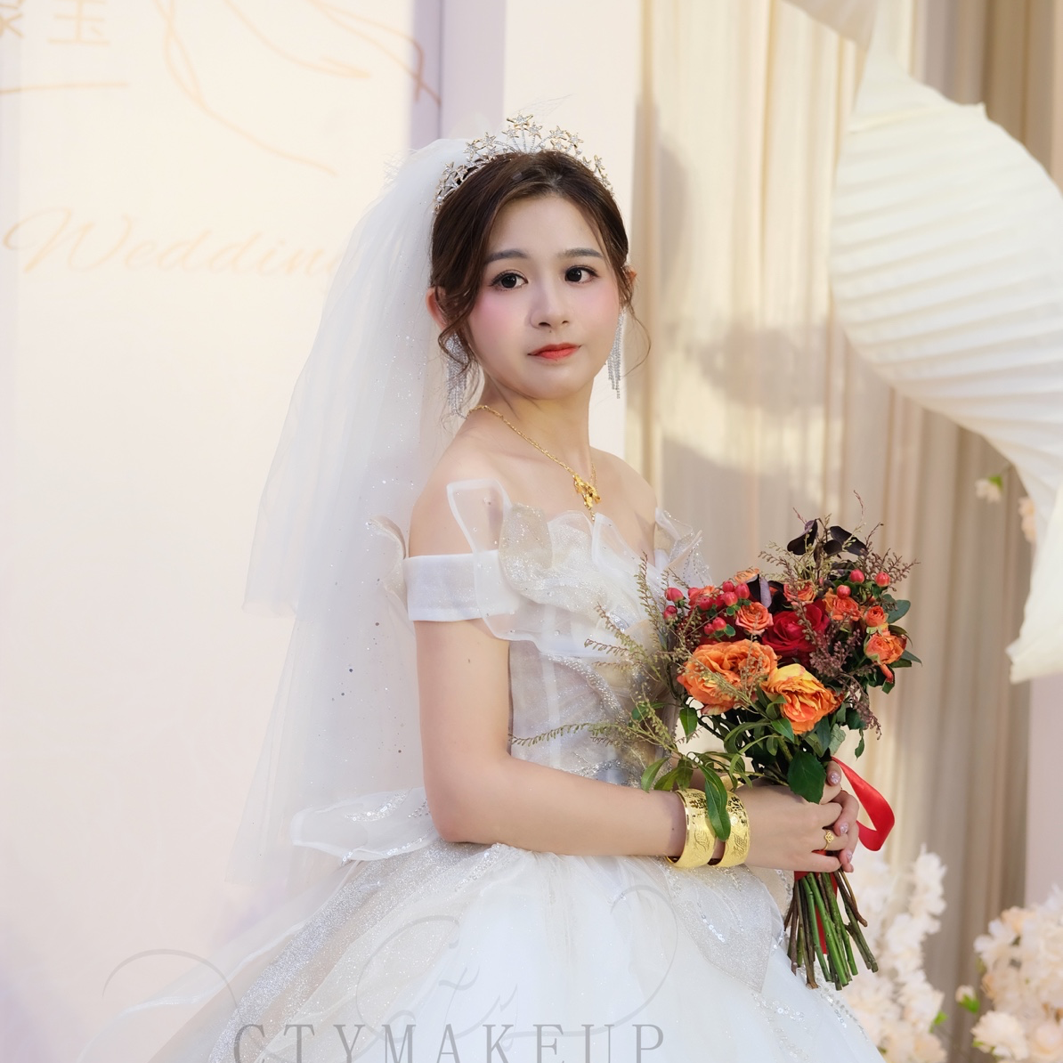 【满分好评】资深化妆师高端定制新娘半天跟妆