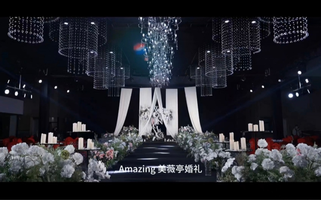 揚(yáng)州白綠韓系婚禮會(huì)跳動(dòng)的大合影