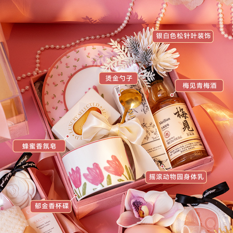 水晶之恋粉色花香系列伴手礼