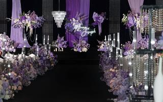一辈“紫”—紫色系韩式高级婚礼