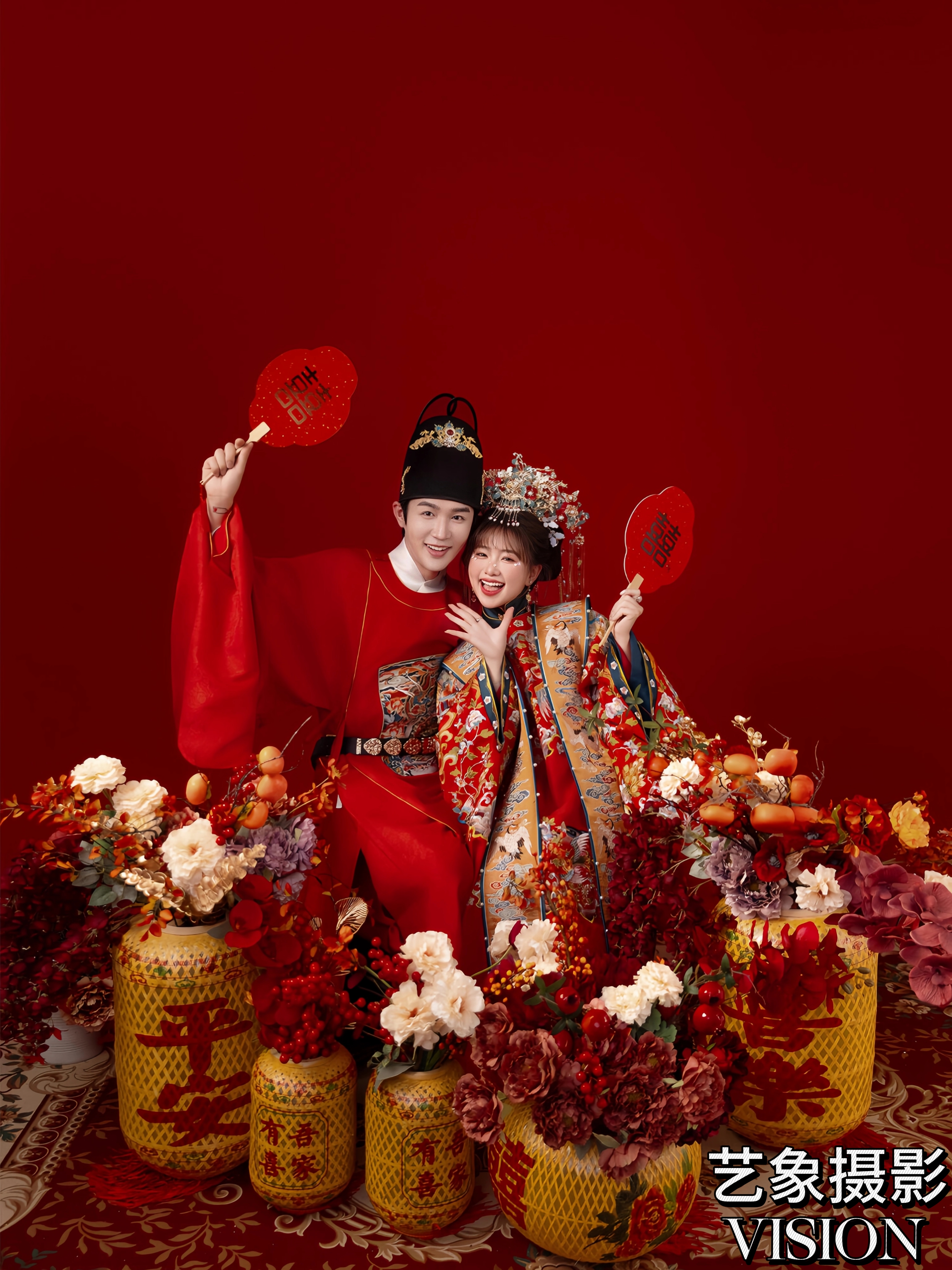 【爆品漢服婚紗照】草坪婚紗照/一價(jià)全包/定制夜景