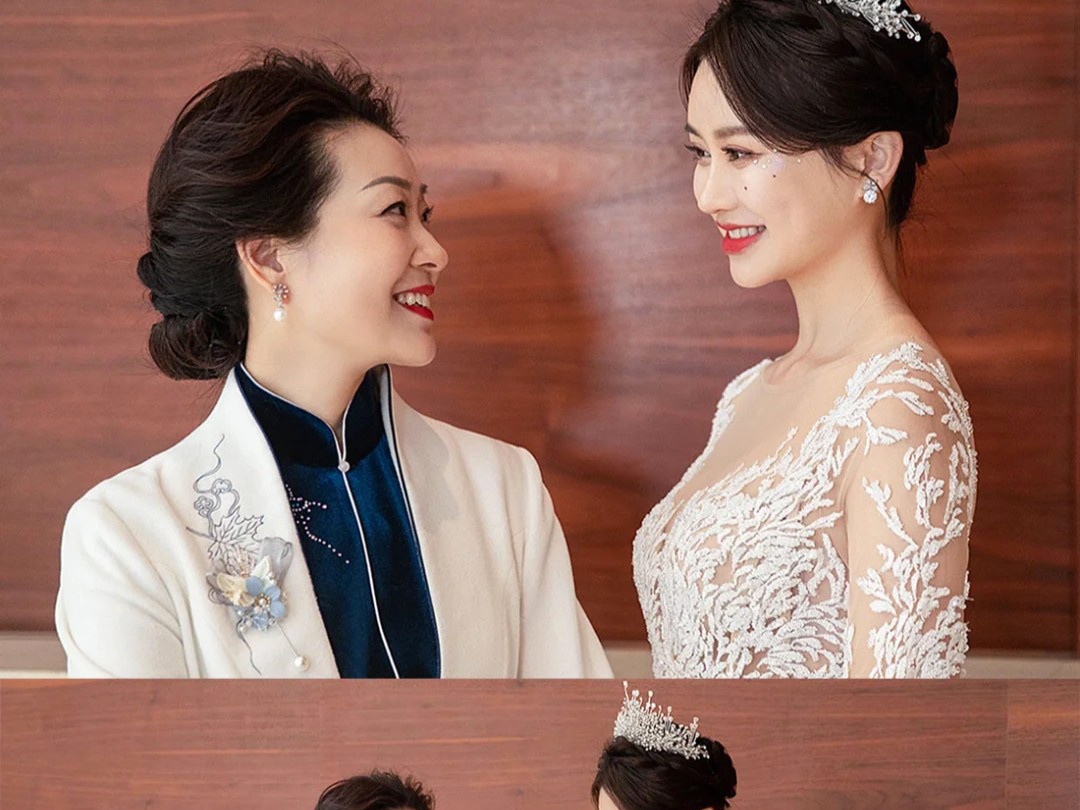 婆婆妆新郎妆高级化妆师设计