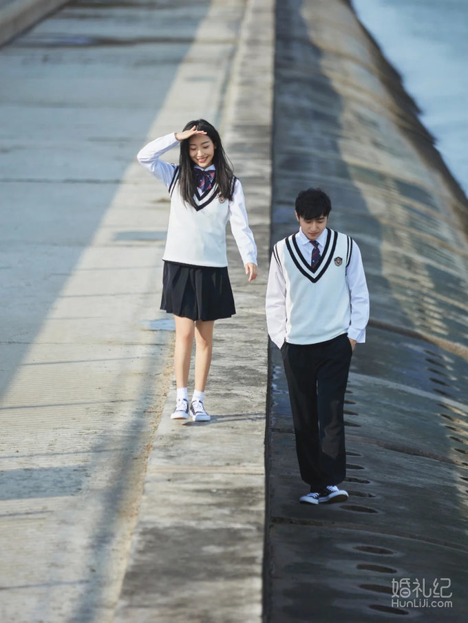 《想见你》学院婚纱照~电影故事的懵懂初恋