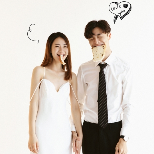 简约 时尚 个性 婚纱照