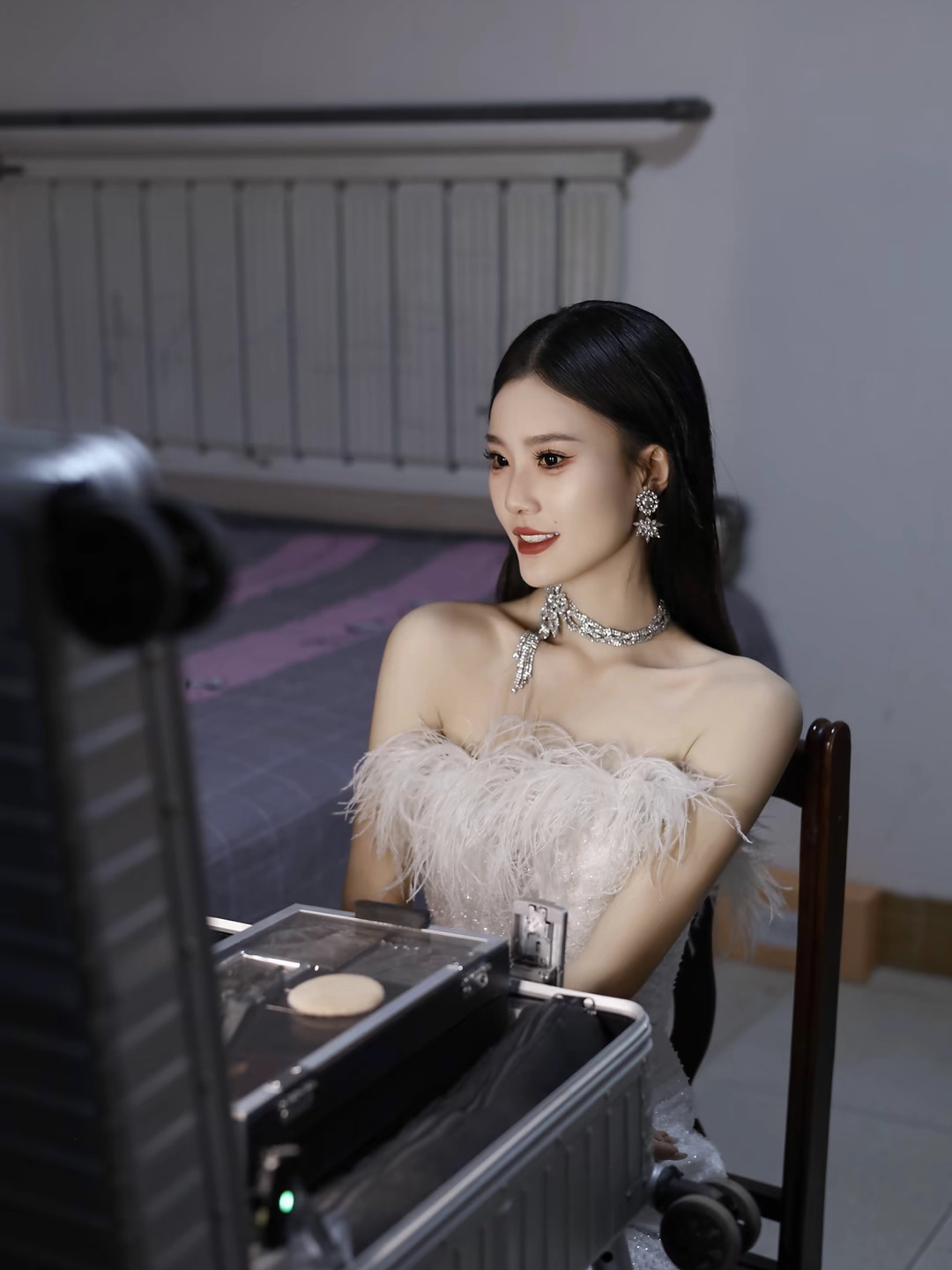 新娘早妆订婚答谢宴妆造