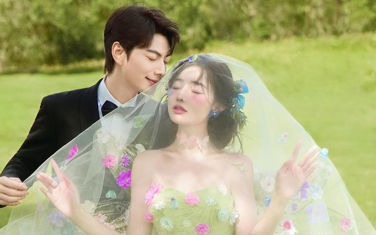 童话成真拍到现实版绿野仙踪婚纱照