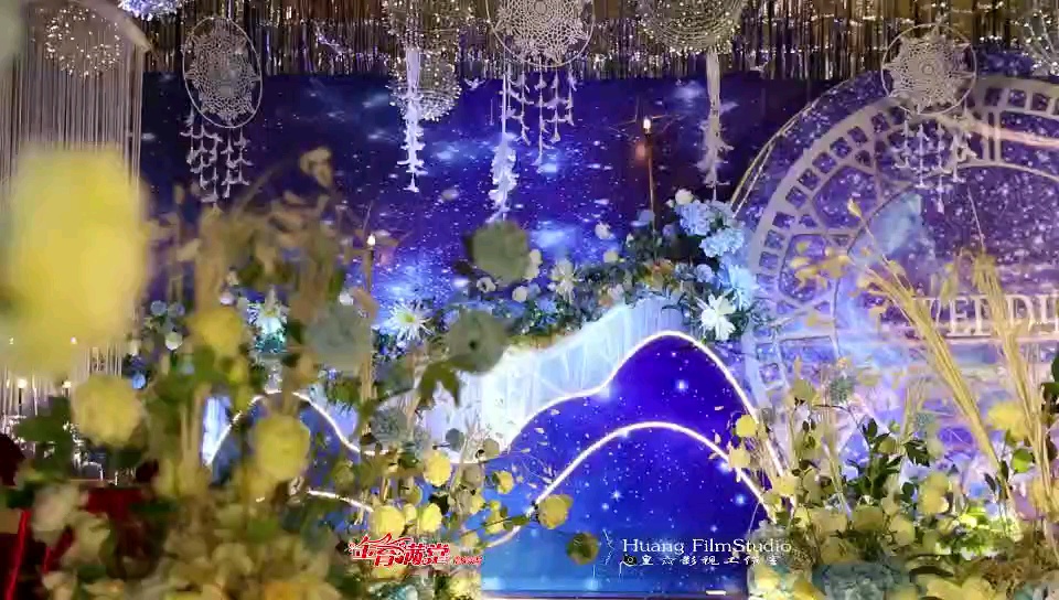 雷州金育滿堂婚慶|【繁星如花】深藍夢幻星空