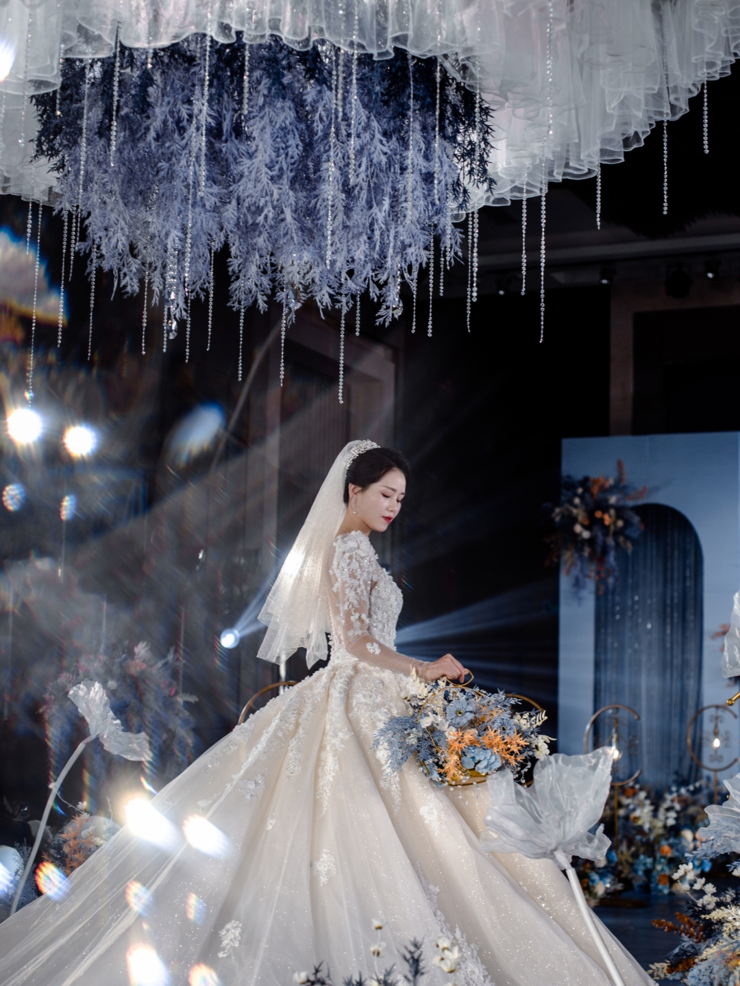 藍(lán)色花海 婚禮
