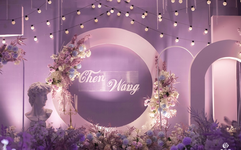 龙凤缘婚礼策划/香芋紫的梦幻婚礼