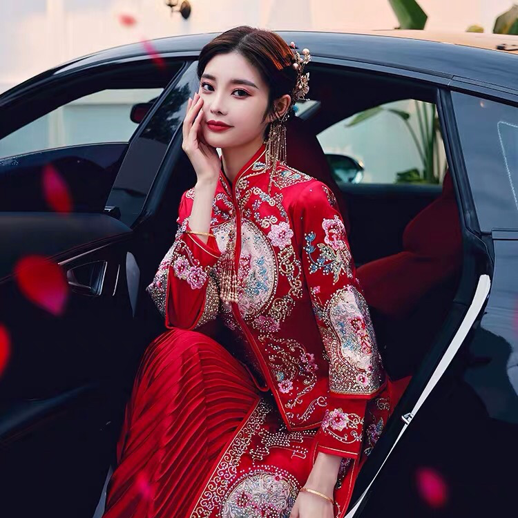 今天我是最美的新娘，谢谢我的造型师