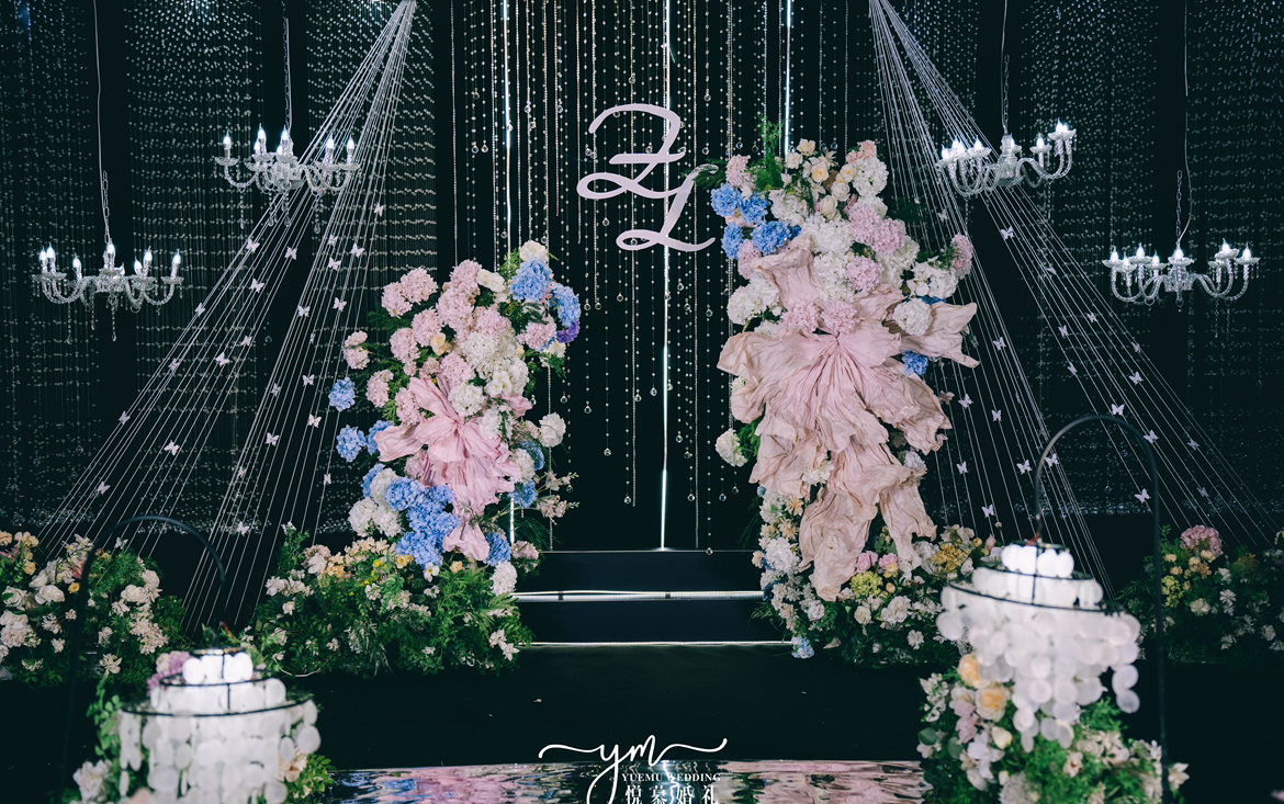 【悅慕婚禮】韓系柔粉 · 紙花與水晶的告白