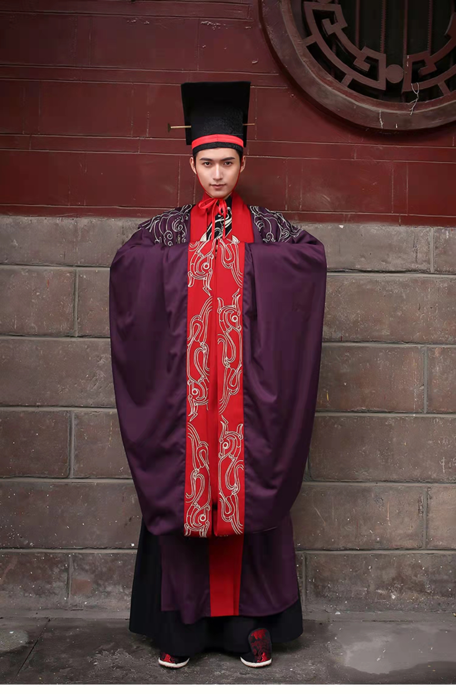 重回汉唐 龙凤呈祥礼服套装（男）